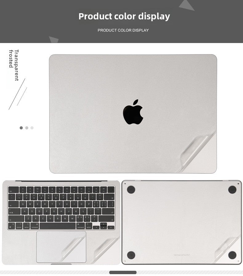 Apple MacBook Pro14/Air13/15 inch 16 inch M3 computer sticker 2023 body 15.3 transparent film A2941 silver gray midnight case protective film