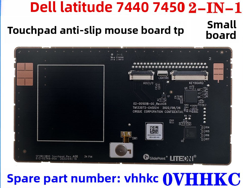 Dell  Latitude 7440 7450 2-IN-1 0VHHKC 0XG9H3 touchpad 9T53N 0GWDMD   0K17PH   0XG9H3   0VHHKC