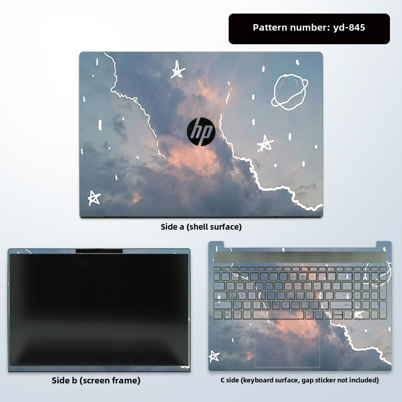 For HP ProBook 450 455 650 G6 G7 G8 Laptop Sticker Case Protective Film