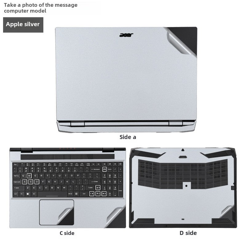 ACER Predator AN515-58 Laptop Film SF314 Acer Swift5 15 inch 4 black matte silver gray body case sticker protective film