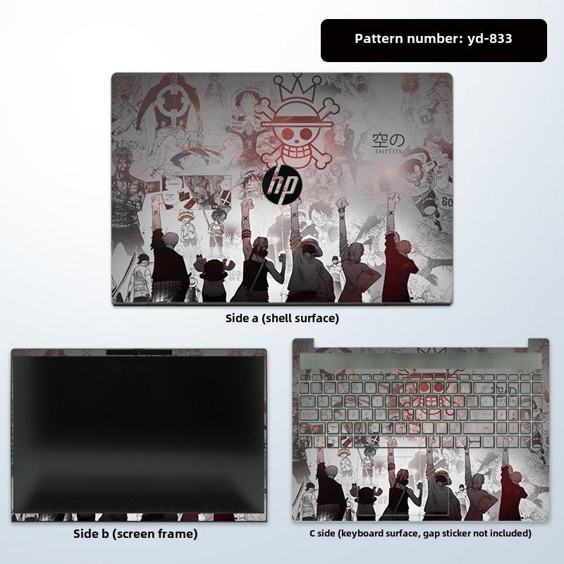 For HP ProBook 450 455 650 G6 G7 G8 Laptop Sticker Case Protective Film