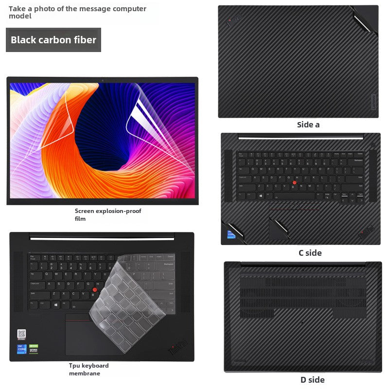 ThinkPad Lenovo T14S GEN3 notebook X13 G2 computer T14 film L15 black gen1 sticker 2023 body E15T shell E14L Ryzen version L15P15V protective film