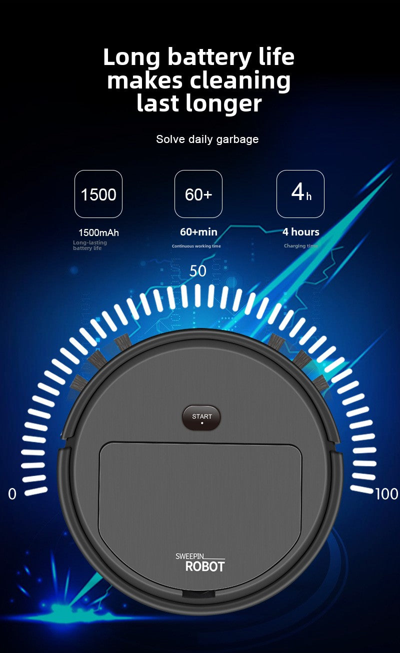 Intelligent robot vacuum cleaner The lazy man's 3-in-1 sweeper Small household appliances Dust collector