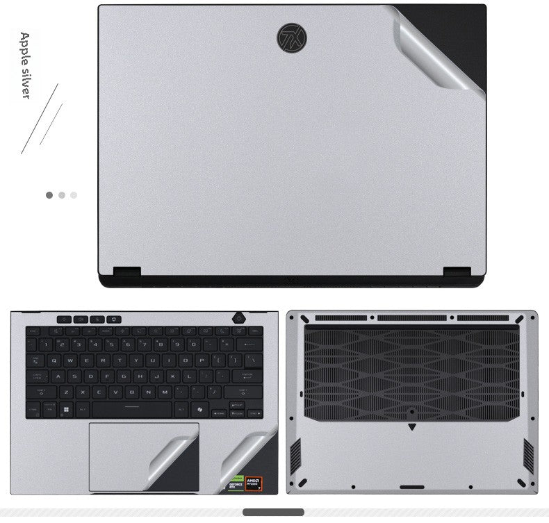 Applicable to ASUS TUF Air laptop film 2024 14-inch FA401 silver gray solid color body surface sticker AMD Ryzen version shell black matte transparent dust protective film