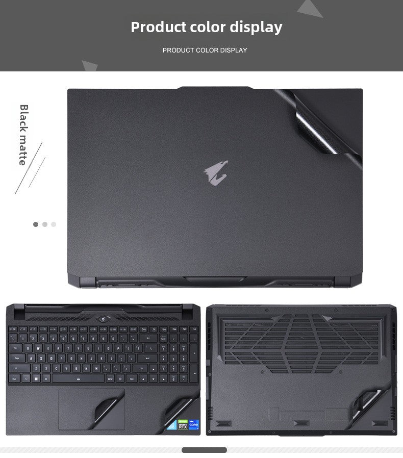 GIGABYTE AORUS Gaming Laptop 15G/17G Computer 15P Sticker XC21 WB20 Edition 15.6 inch 17.3 Solid Color RX5L Body RX7G Case RC47 Wrap KB Protective Film