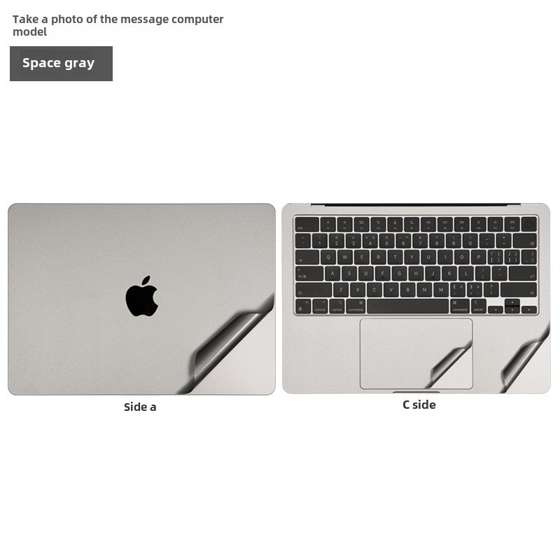 Apple MacBook Pro14/Air13/15 inch 16 inch M3 computer sticker 2023 body 15.3 transparent film A2941 silver gray midnight case protective film