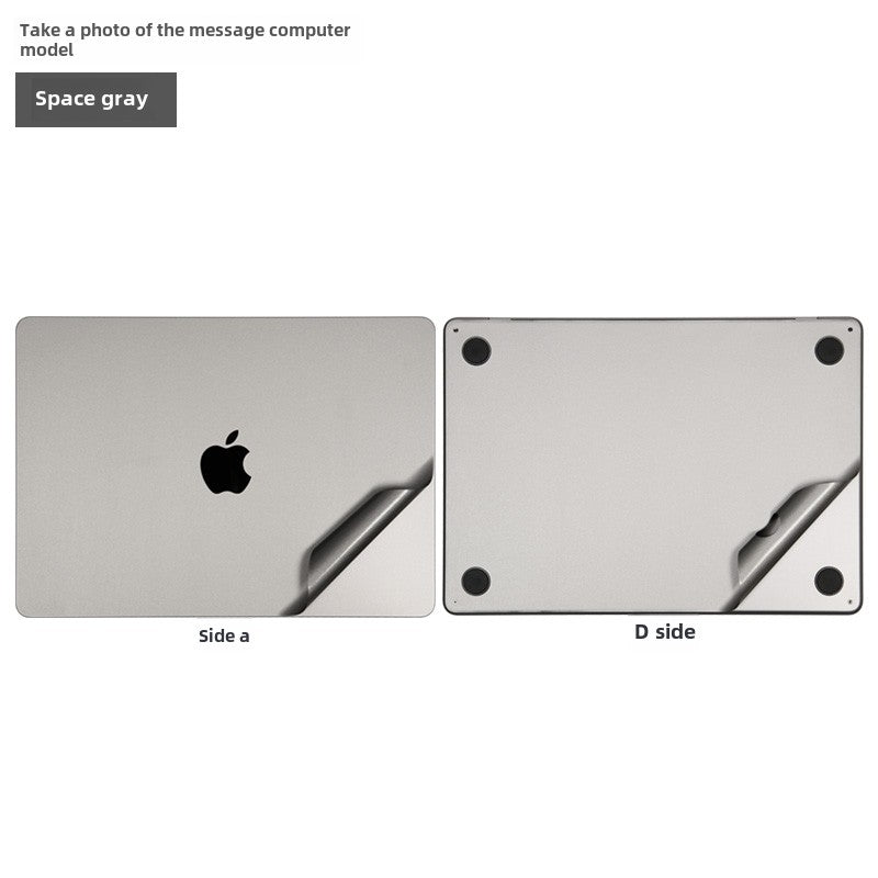 Apple MacBook Pro14/Air13/15 inch 16 inch M3 computer sticker 2023 body 15.3 transparent film A2941 silver gray midnight case protective film