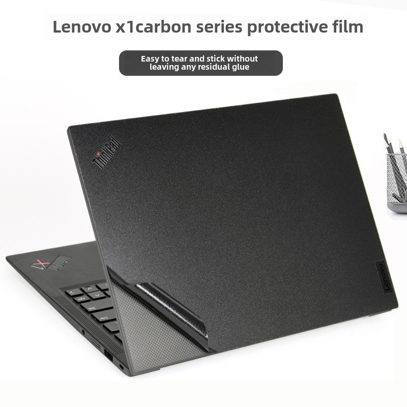 ThinkPad Lenovo X1 series Carbon/Nano notebook Yoga computer body film T14s X13 E15 2024 year body case sticker black matte protective film